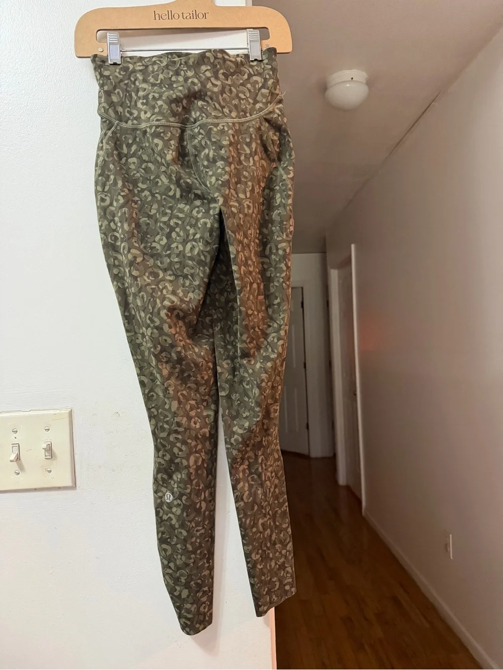 lululemon athletica Olive Green Camo-Print High-Rise Leggings